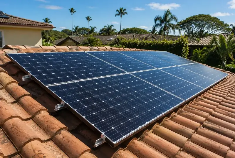 Installation de panneaux solaires à Béréziat